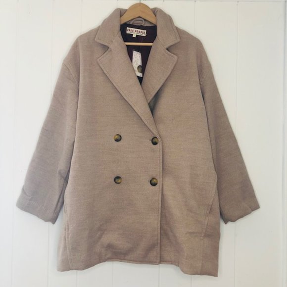 Free People Hannah Slouchy Double Breasted Blazer - Picture 8 of 16